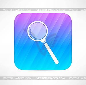 Magnifier icon - vector clipart