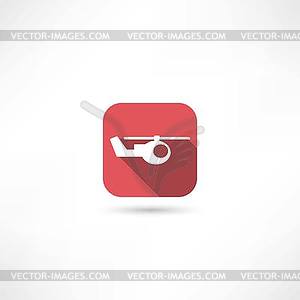 Helicopter icon - vector clip art