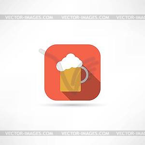 Pint icon - vector clipart