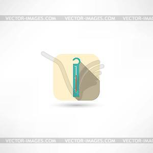 Thermometer icon - vector image