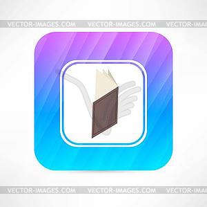 Book icon - vector image