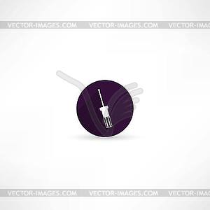 Screwdriver icon - vector image