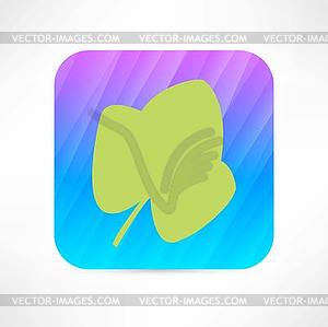 Leaf icon - vector clip art