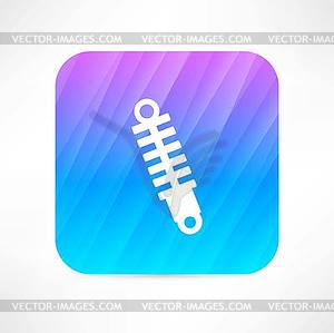 Zipper icon - vector clipart