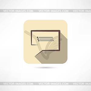 Speech bubble icon - vector clipart / vector image