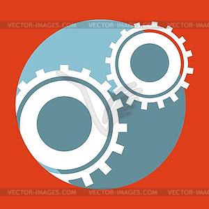 Settings icon - vector clip art