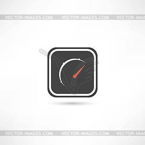Значок датчик скорости - изображение в векторе