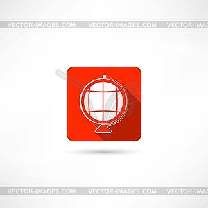 Globe icon - vector clipart