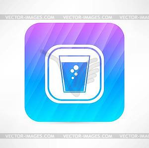 Soda water icon - vector clip art