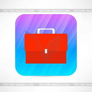 Briefcase icon - vector image