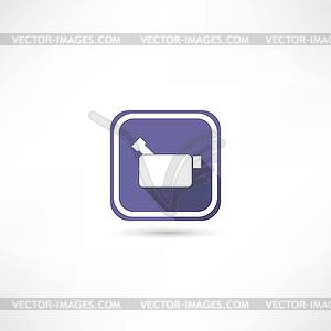 Video camera icon - vector image