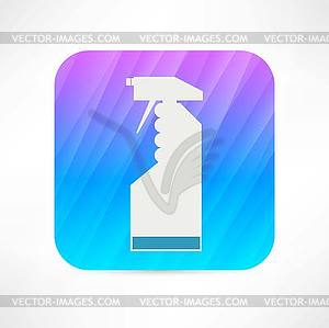 Cleaning spray icon - vector image