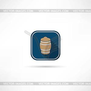 Barrel icon - vector image