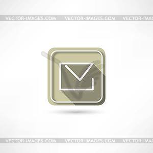 Envelop icon - color vector clipart