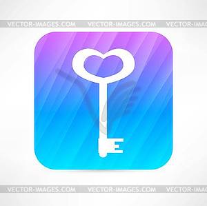 Key icon - vector image