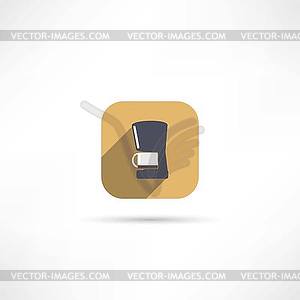 Coffee maker icon - vector image