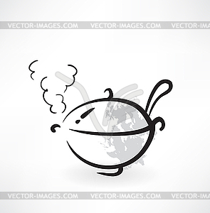 Pot icon - vector clipart