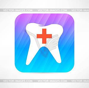 Tooth icon - vector image