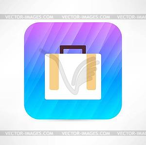 Suitcase icon - vector clipart