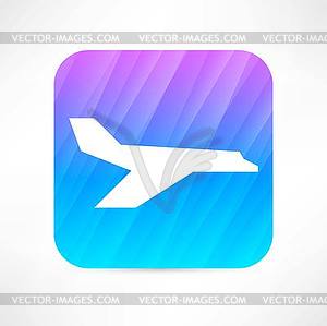 Plane icon - vector image