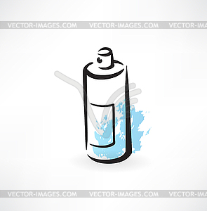 Spray grunge icon - vector clipart