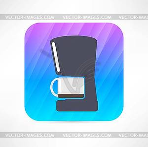 Coffee maker icon - vector clipart