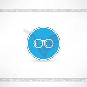 Glasses icon - vector image