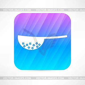 Colander icon - vector clip art