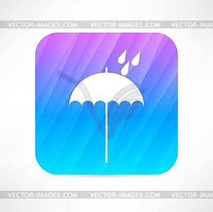 Umbrella icon - vector image