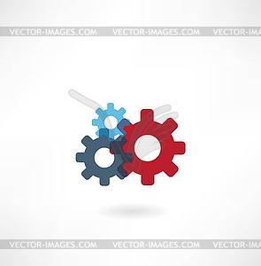 Винтики значок - изображение в векторе / векторный клипарт