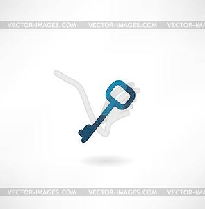 Key icon - vector image