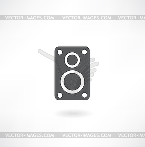 Audio speaker icon - vector clip art