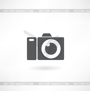 Photo camera icon - vector clipart