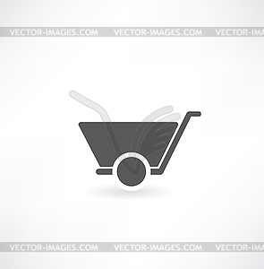 Wheelbarrow - vector image