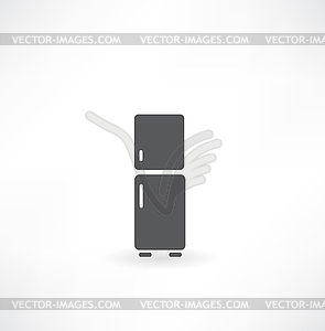 Refrigerator icon - vector image