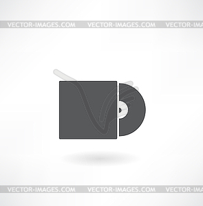 Compact disc icon - vector clipart