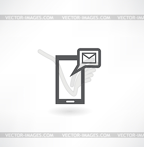 Mobile phone icons - vector image