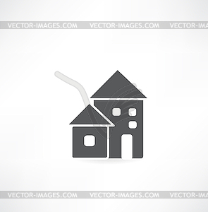 Building symbol, - vector clipart