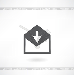 Envelope icon - vector image