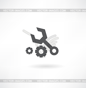 Простой значок: инструмент для работы - изображение в векторе