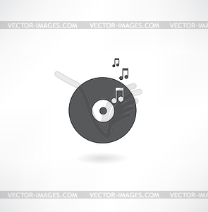 Vinyl record - vector clipart