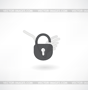 Lock icon - vector image