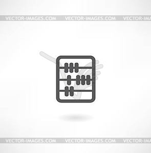 Abacus icon - vector clipart