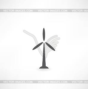 Windmill icon - vector image