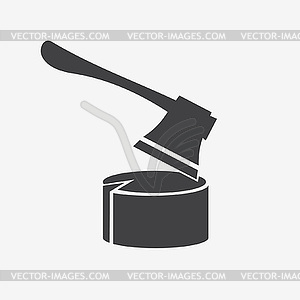 Fire ax - vector image