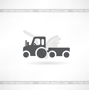 Agricultural Tractor - vector clipart / vector image