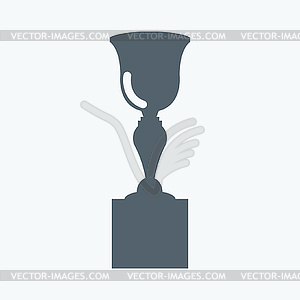Cup winner icon - vector clipart