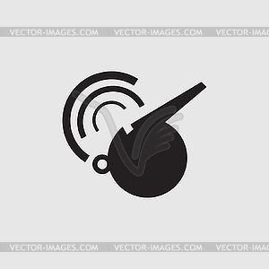 Whistle icon - vector clipart