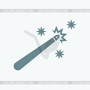 Magic wand - vector clipart