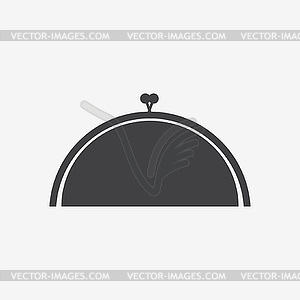 Purse icon - vector clip art